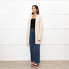 World of Nomads Beige Cashmere/Angora Mix Long Cardigan