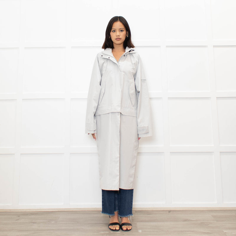 Max Mara Leisure Pale Grey Smart Active Coat