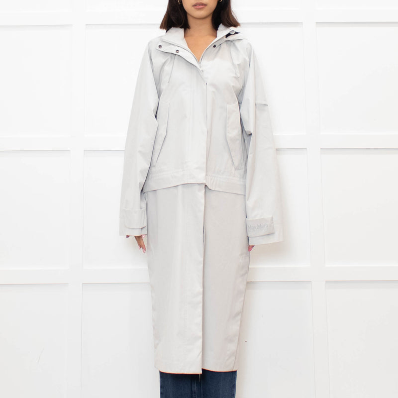 Max Mara Leisure Pale Grey Smart Active Coat