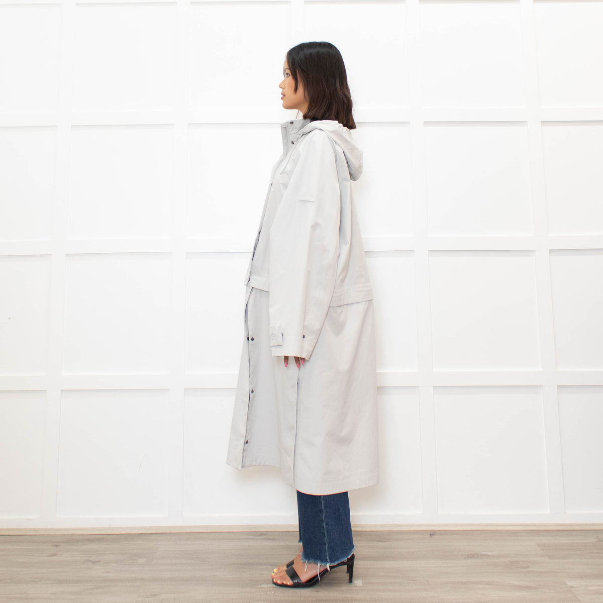Max Mara Leisure Pale Grey Smart Active Coat