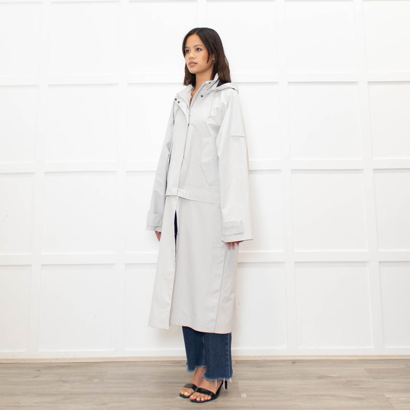 Max Mara Leisure Pale Grey Smart Active Coat