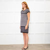 Weekend Max Mara Black Beige Sleeveless Knit Dress