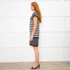 Weekend Max Mara Black Beige Sleeveless Knit Dress