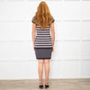 Weekend Max Mara Black Beige Sleeveless Knit Dress
