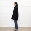 Toteme Navy Felted Wool Patch Pocket Shacket