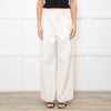 Soeur Cream Devy Tailored White Jeans