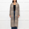 Isabel Marant Etoile Brown Woven Wool Coat