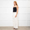 Soeur Cream Devy Tailored White Jeans