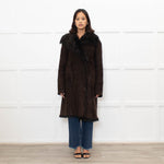 Joseph Brown Shearling Coat