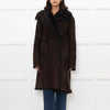 Joseph Brown Shearling Coat