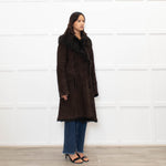 Joseph Brown Shearling Coat