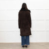 Joseph Brown Shearling Coat