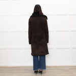 Joseph Brown Shearling Coat