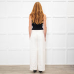 Soeur Cream Devy Tailored White Jeans