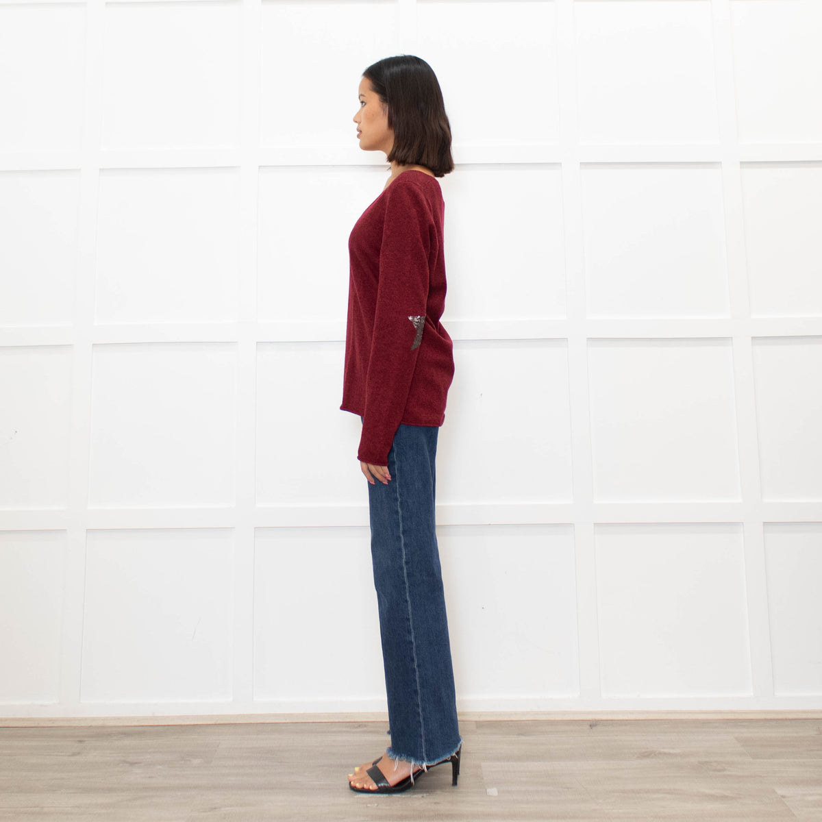 Zadig & Voltaire Red & Black Jumper