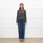 Chinti & Parker 'Deja Vu' Grey Wool Mix Jumper