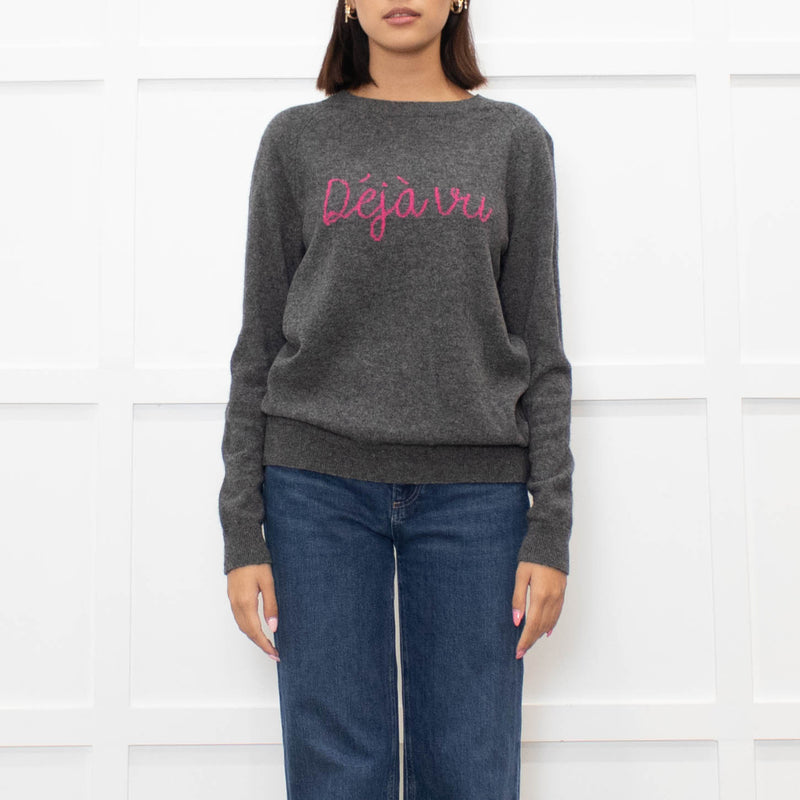 Chinti & Parker 'Deja Vu' Grey Wool Mix Jumper