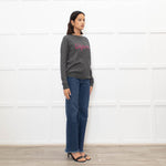 Chinti & Parker 'Deja Vu' Grey Wool Mix Jumper