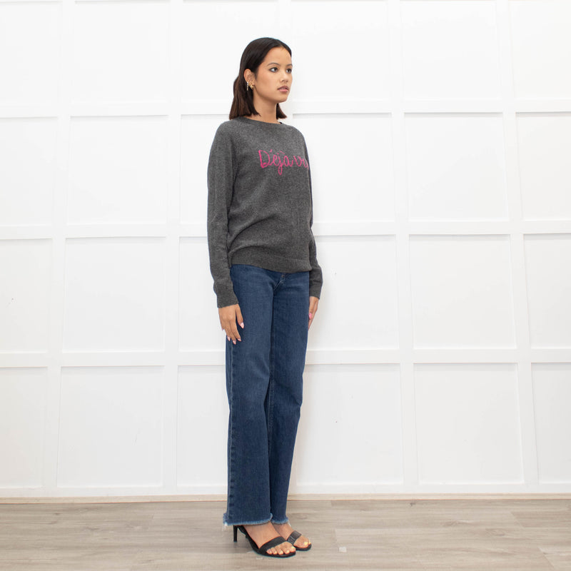 Chinti & Parker 'Deja Vu' Grey Wool Mix Jumper