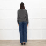 Chinti & Parker 'Deja Vu' Grey Wool Mix Jumper