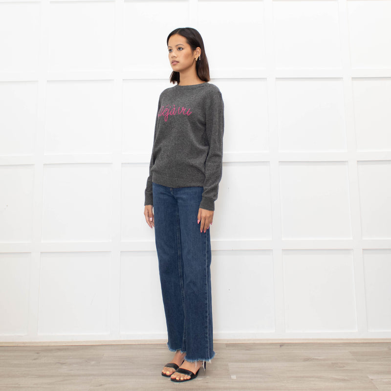 Chinti & Parker 'Deja Vu' Grey Wool Mix Jumper