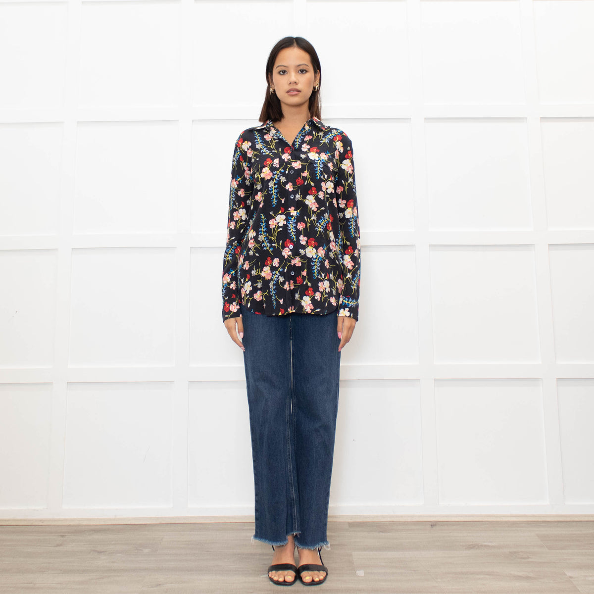 Equipment Multicoloured Floral Blouse