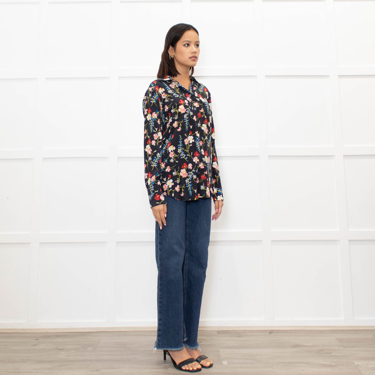 Equipment Multicoloured Floral Blouse