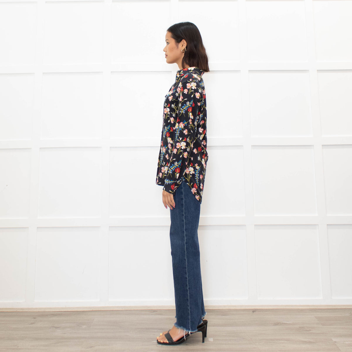 Equipment Multicoloured Floral Blouse