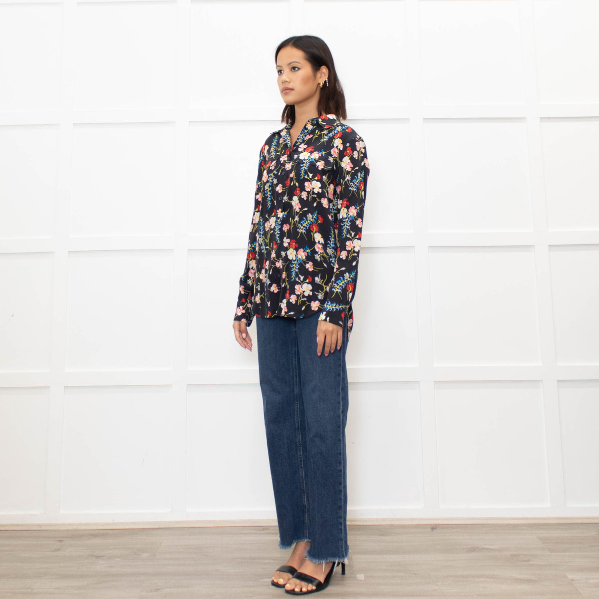 Equipment Multicoloured Floral Blouse