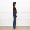 Zadig & Voltaire Dark Green Merino Wool Jumper With Embellishment on Back