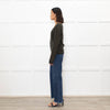 Zadig & Voltaire Dark Green Merino Wool Jumper With Embellishment on Back
