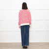 Chinti & Parker Pink Striped Cardigan