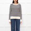 Scotch & Soda Cream and Black Cotton Knitted Jumper