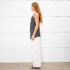 Balmain Black Diamond Crystal Embellished Tank Top