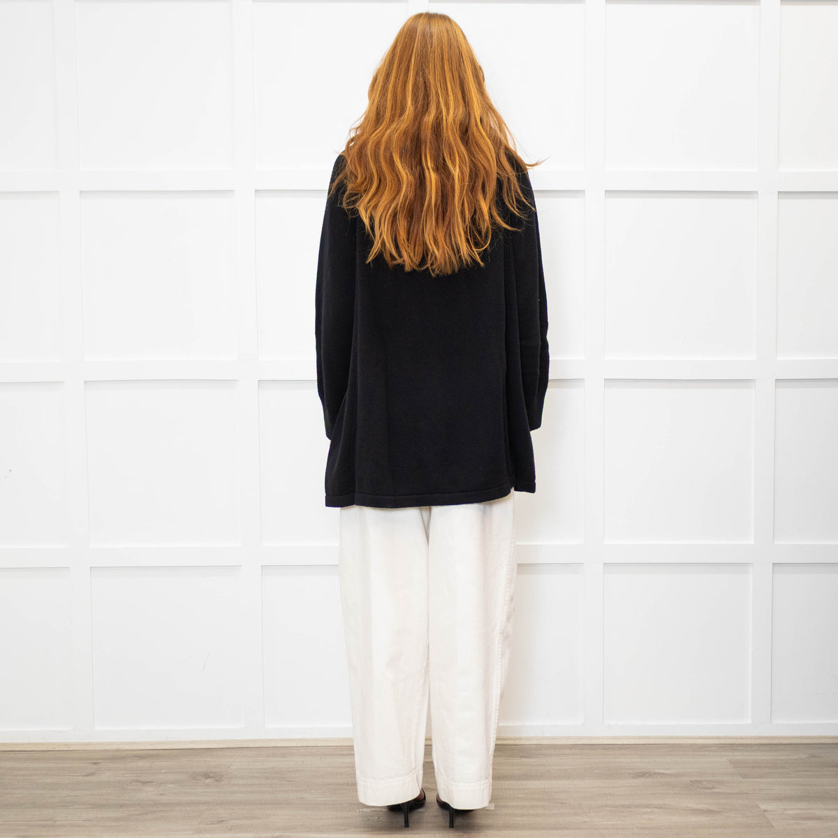 Ba&sh Black Knit Oversized Tunic Dress