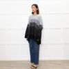 Eskandar Grey Striped Cashmere Jumper