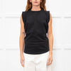 Isabel Marant Black Pleat Detail Sleeveless Top