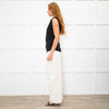 Isabel Marant Black Pleat Detail Sleeveless Top