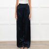 Max Mara Leisure Dark Blue Satin Trousers