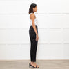 Brunello Cucinelli Black Satin Pull On Trousers