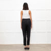 Brunello Cucinelli Black Satin Pull On Trousers