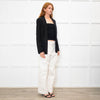 Diane Von Furstenberg Black Edge to Edge Blazer Jacket