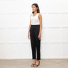 Brunello Cucinelli Black Satin Pull On Trousers