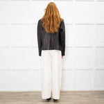 Michael By Michael Kors Black Leather Biker Jacket