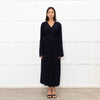 Raey Navy Blue Crepe Asymetric Long Sleeve Dress