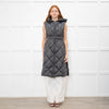 Max Mara The Cube Grey Quilted Long Gilet