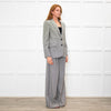 Me + Em Black White Small Hounds Tooth Jacket