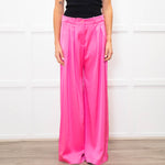 Serena Bute Pink Wide Leg Trousers