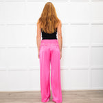 Serena Bute Pink Wide Leg Trousers