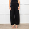 Bimba Y Lola Black Denim Wide Leg Belted Jeans